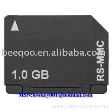 RS-MMC 1GB dv rs-mmc rs mmc sd card mini sd card micro sd card mobile card 128MB 256MB 512MB 1GB 2GB